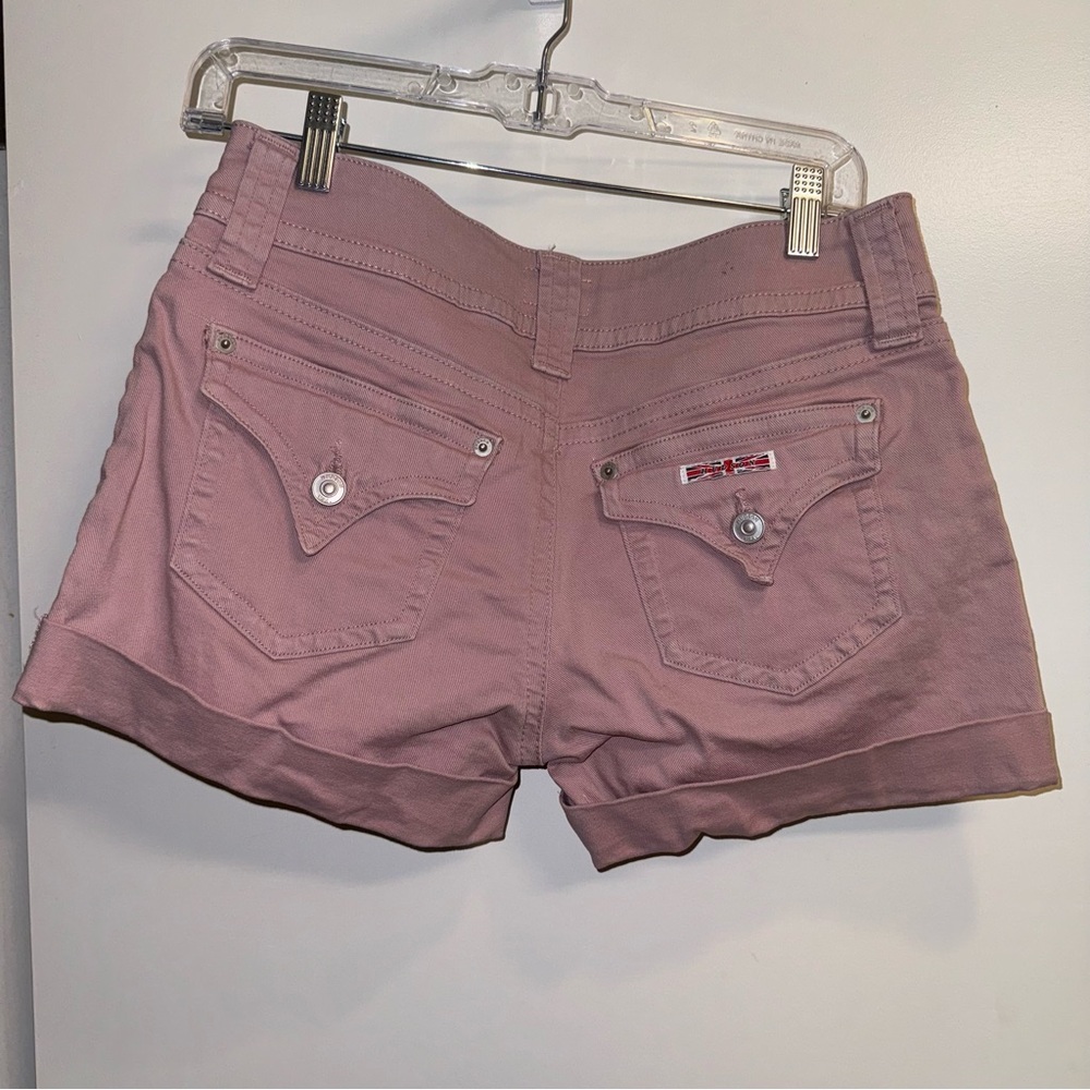 Hudson Jeans Ruby Mid Rise Flap Pockets Denim Shorts - Picture 4 of 8